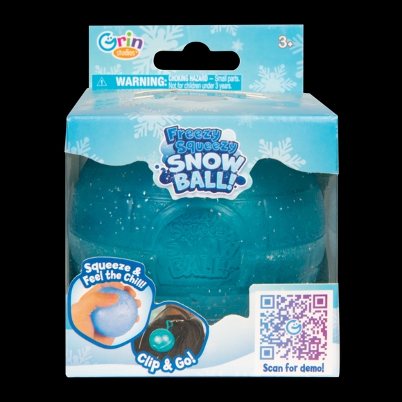 NWT Grin Studios  Freezy Squeezy Snowball - Picture 1 of 3